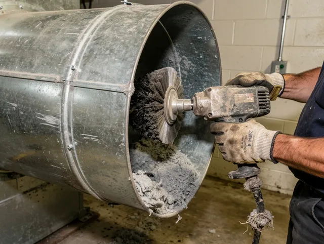 Industrial-grade dryer vent cleaning by Bridgeport Dryer Vent Cleaning in Bridgeport